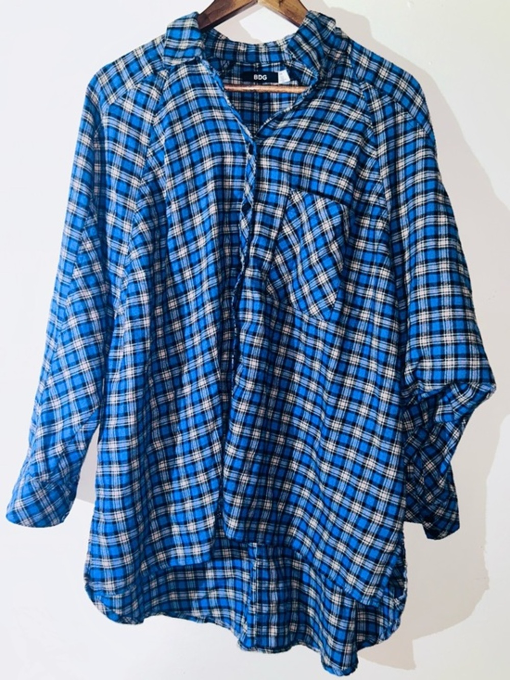 BDG Urban Outfitters Brendon flannel button-up shirt SIZE SMALL